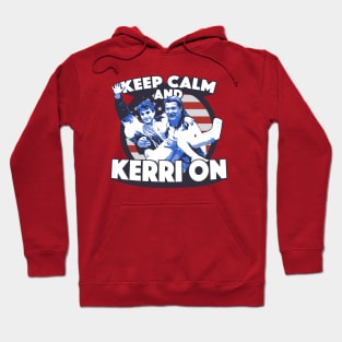 Keep Calm and Kerri On // Funny Gymnastics Meme Hoodie